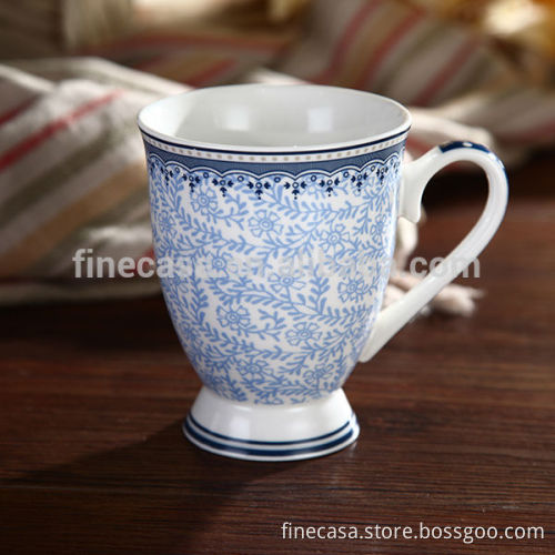 10OZ Elegant Fine New Bone China Ceramic Mug Made in China                
                                    Quality Assured